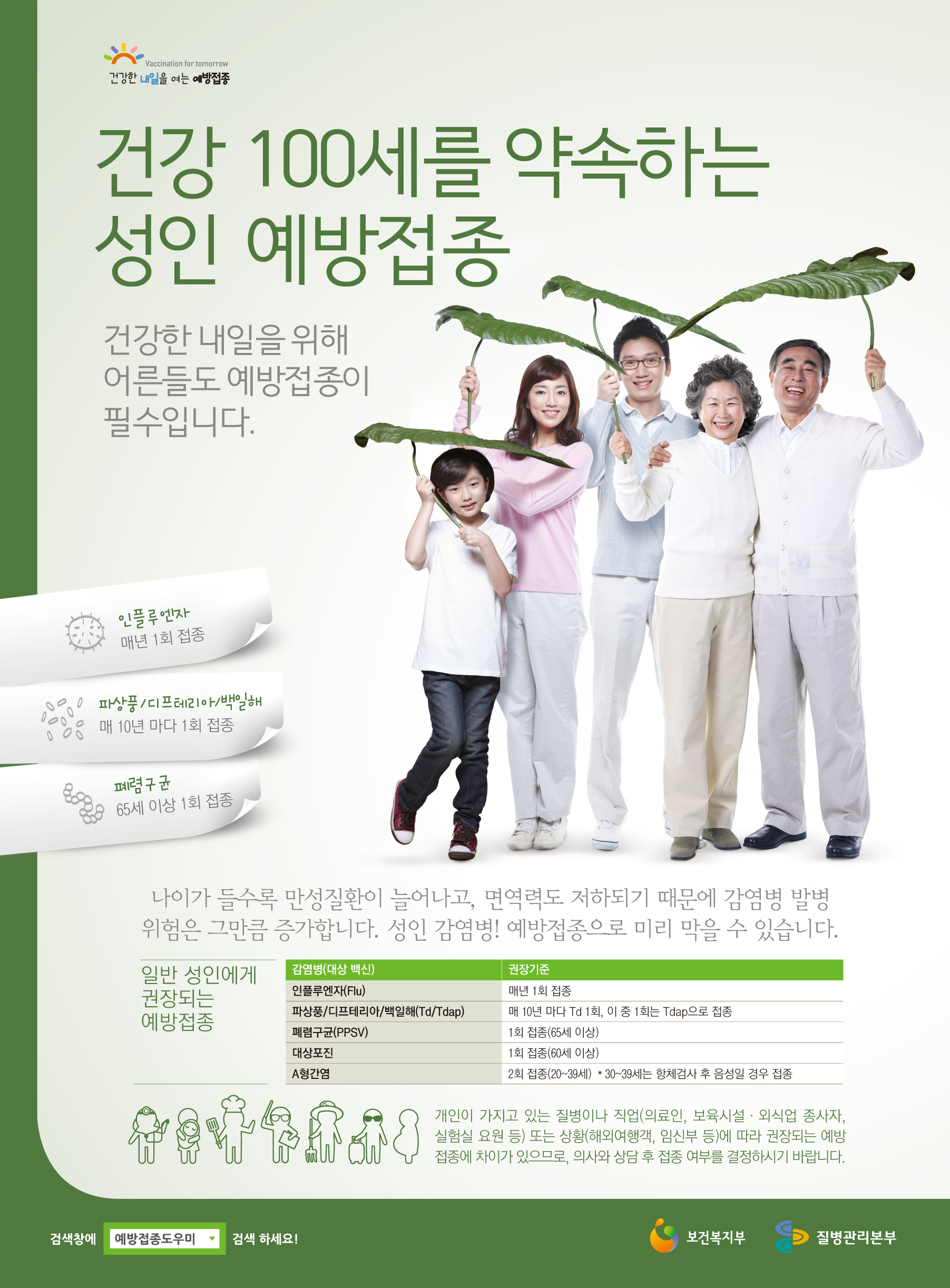2013 성인예방접종 안내 포스터 (썸네일)